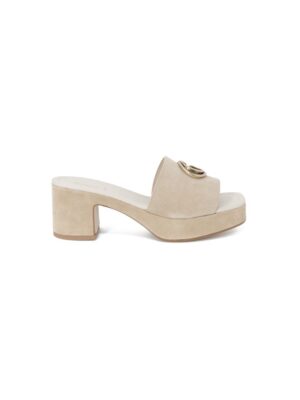 Guess Beige Suede Leather Sandal