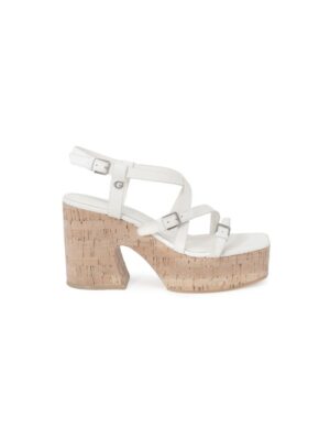 Guess Beige Leather Sandal