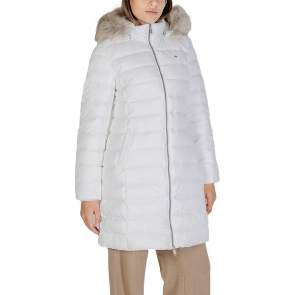 Tommy Hilfiger Jeans White Recycled Polyester Jackets & Coat - Image 4