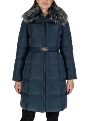 Guess Black Polyester Jackets & Coat