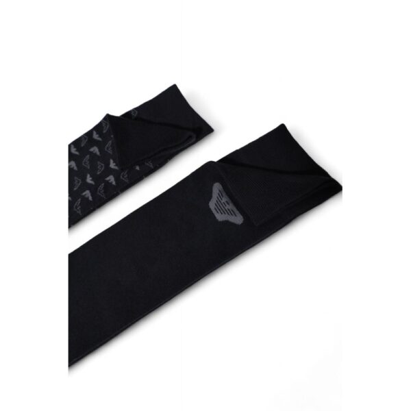 Emporio Armani Underwear Black Cotton Sock - Image 2