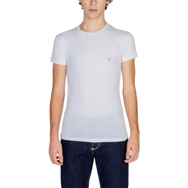Emporio Armani Underwear White Cotton T-Shirt - Image 2