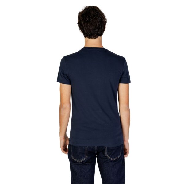 Emporio Armani Underwear Blue Cotton T-Shirt - Image 4