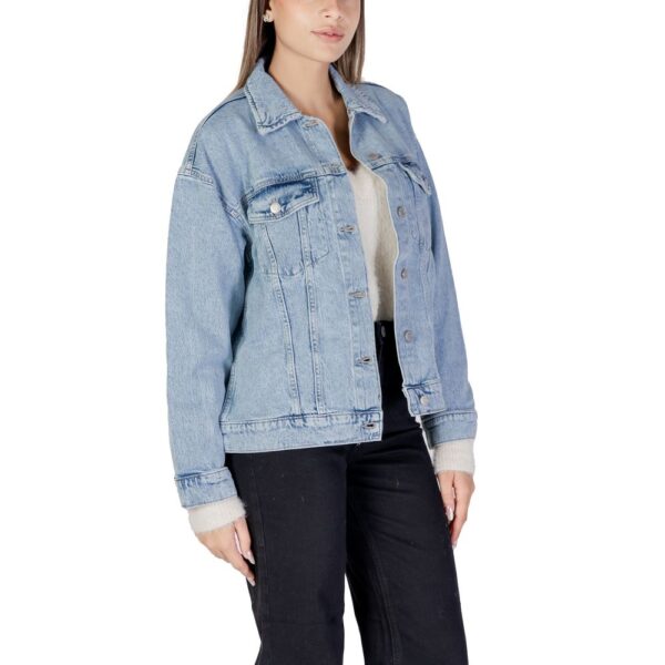 Vero Moda Light Blue Cotton Jackets & Coat - Image 3