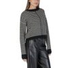 Vero Moda Black And White Recycled Polyester Sweater - Image 3