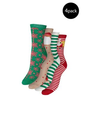 Vero Moda Multicolor Cotton Tights & Sock