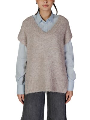 Vero Moda Beige Recycled Polyester Sweater