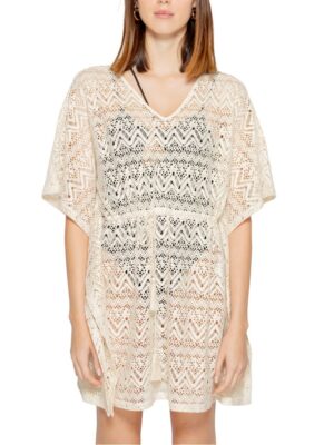 Vero Moda Beige Polyester Dress