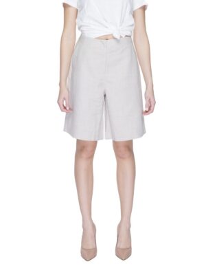 Vero Moda Gray Polyester Short