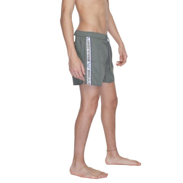 Emporio Armani Underwear Green Polyester Swimwear - Image 4