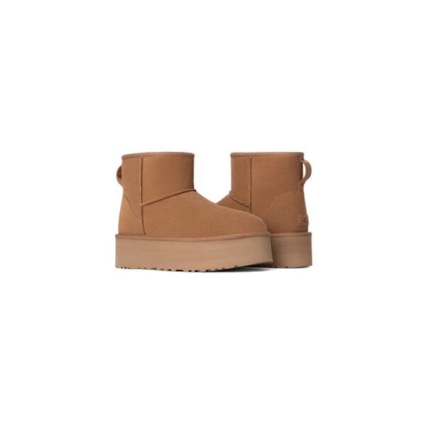UGG Beige Suede Leather Boot - Image 5