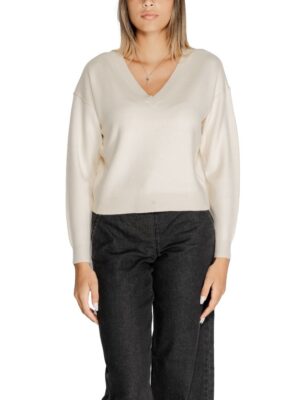 Vero Moda White Viscose Sweater