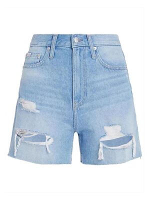Calvin Klein Jeans Light Blue Cotton Short