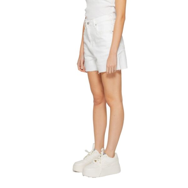 Tommy Hilfiger Jeans White Recycled Cotton Short - Image 5