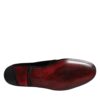 Dolce & Gabbana Black Velvet Leather Lace Up Derby Shoes - Image 8