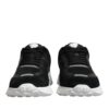 Versace Black Canvas Quad Fabric Medusa Low Top Sneaker Shoes - Image 2
