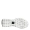 Versace Black Canvas Quad Fabric Medusa Low Top Sneaker Shoes - Image 7