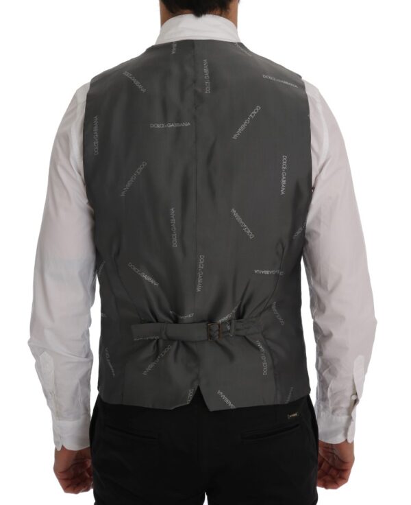 Dolce & Gabbana Sleek Striped Waistcoat Vest - Image 3