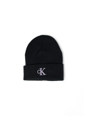 Calvin Klein Jeans Black Recycled Polyester Hat