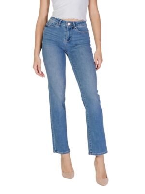 Vero Moda Light Blue Cotton Jeans & Pant