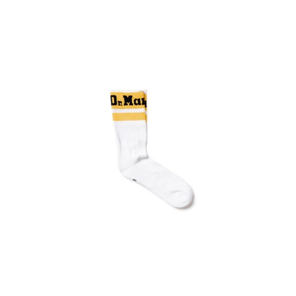 Dr. Martens White Polyester Tights & Sock