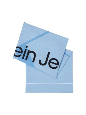 Calvin Klein Blue Organic Cotton Scarf