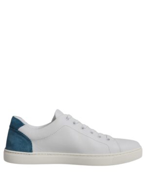 Dolce & Gabbana White London Calf Leather Sneakers Shoes