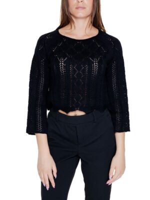 Vero Moda Black Cotton Tops & T-Shirt