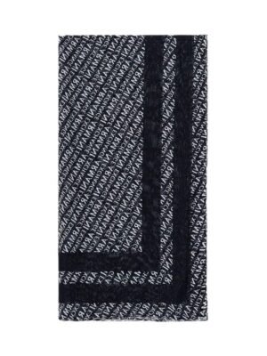 Armani Exchange Black Modal Scarf