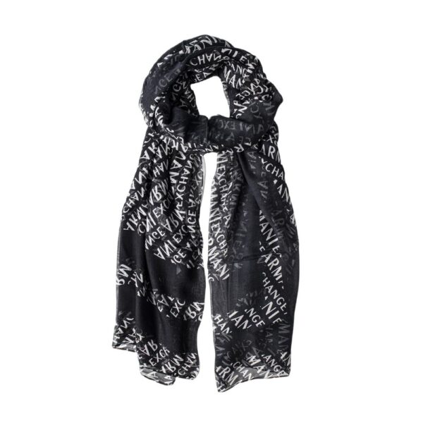 Armani Exchange Black Modal Scarf - Image 2