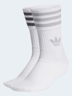 Adidas White Cotton Sock