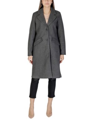 Vero Moda Gray Polyester Jackets & Coat