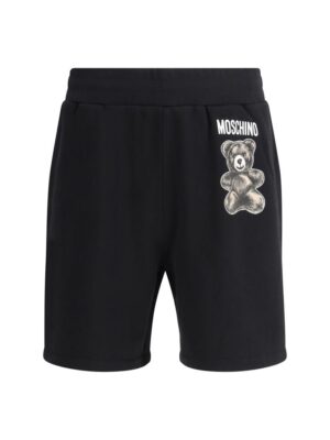 Moschino Logo Sweatpants Shorts