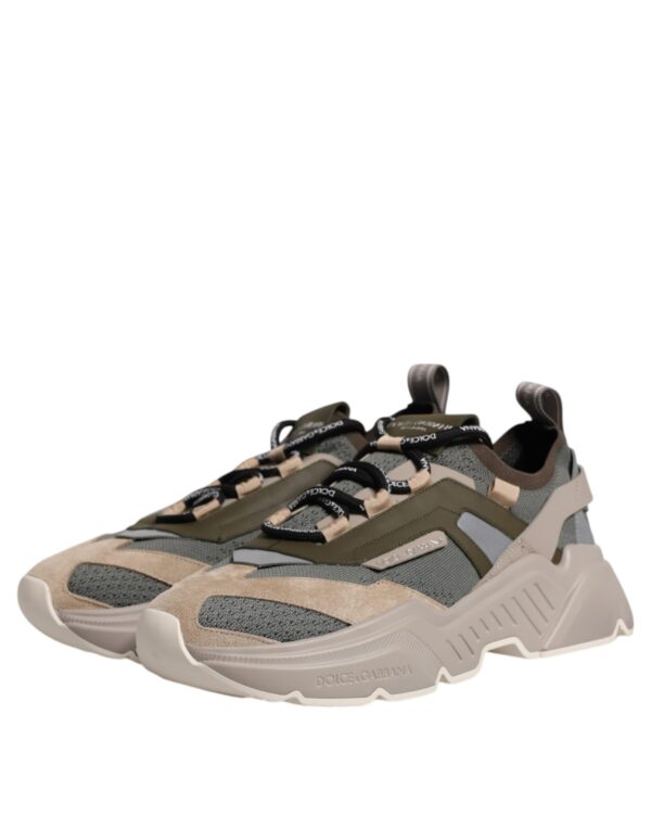 Dolce & Gabbana Multicolor Daymaster Low Top Sneakers Shoes - Image 4