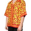 Dolce & Gabbana Yellow Cherry Button Down Silk Casual Shirt - Image 3
