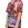 Dolce & Gabbana Multicolor Tropical Button Down Casual Shirt - Image 3