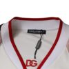 Dolce & Gabbana Multicolor Logo Jersey Cotton V-neck T-shirt - Image 7