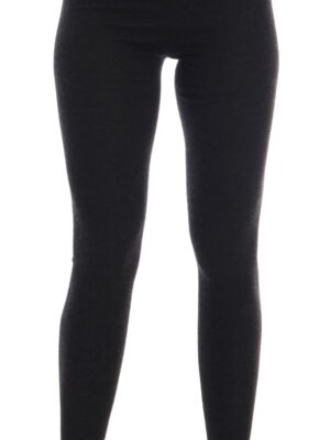 Dolce & Gabbana Elegant Gray Cashmere High Waist Pants
