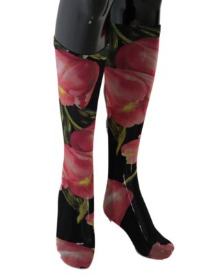 Dolce & Gabbana Floral Nylon Stretch Stockings