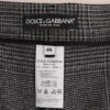 Dolce & Gabbana Elegant Gray Check Capri Wool Pants - Image 5