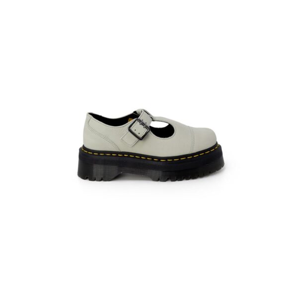 Dr. Martens Green Suede Leather Flat Shoe