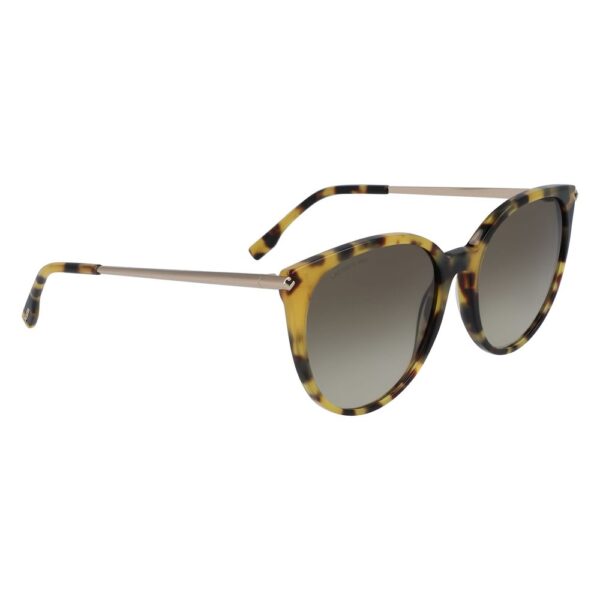 Lacoste Brown Metal Sunglasses - Image 3