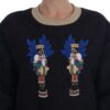 Dolce & Gabbana Enchanted Sequined Black Brocade Sweater - Image 4