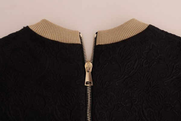 Dolce & Gabbana Enchanted Sequined Black Brocade Sweater - Image 5