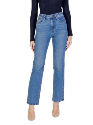 Vero Moda Light Blue Cotton Jeans & Pant