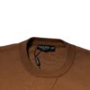 Dolce & Gabbana Brown Logo Plaque Crew Neck Pullover Sweater - Image 6