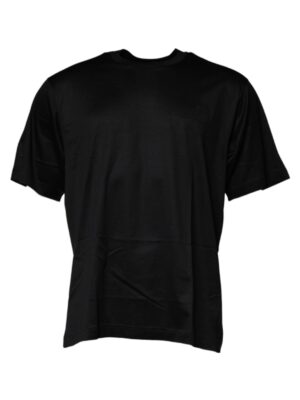 Dolce & Gabbana Black Crew Neck Short Sleeve T-shirt