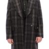 Dolce & Gabbana Sicilia Checkered Wool Blend Coat - Image 2