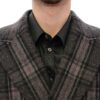 Dolce & Gabbana Sicilia Checkered Wool Blend Coat - Image 6
