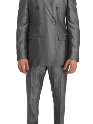 Dolce & Gabbana Elegant Black Double-Breasted Suit
